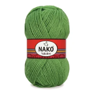 Nako Nakolen (pusvilnė) Obuolio žalia 010420