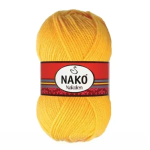 Nako Nakolen (pusvilnė) Geltona 3052