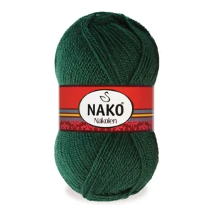 Nako Nakolen (pusvilnė) Smaragdinė žalia 3601